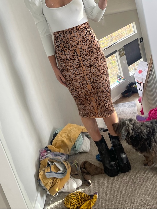 Dresses & Skirts - House of London Leopard pencil skirt